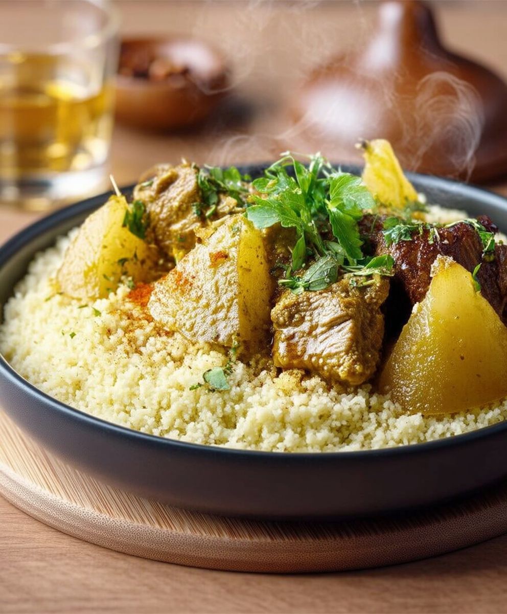 Tajine de veau aux poires