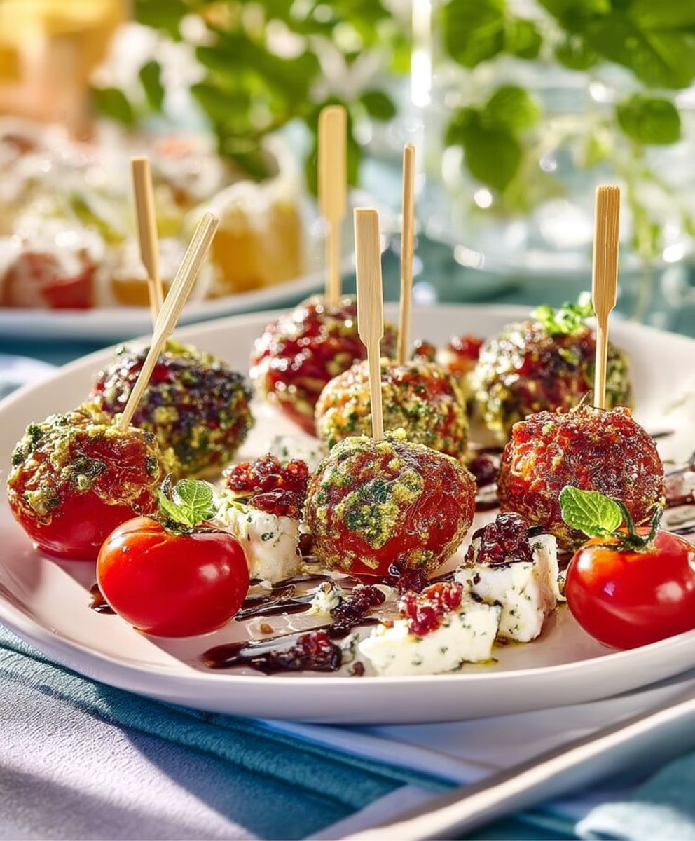 Tomates cerises chèvre fruité