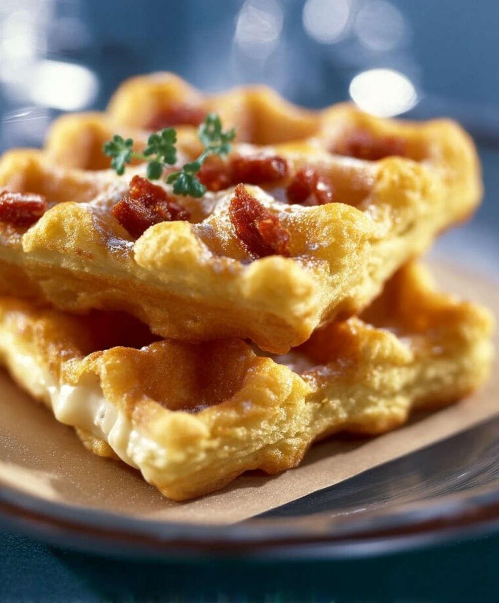 Gaufres chorizo raclette Valais