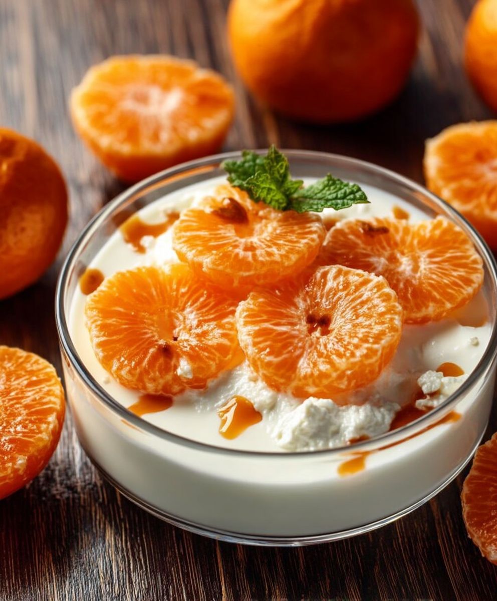 Clémentines au fromage blanc
