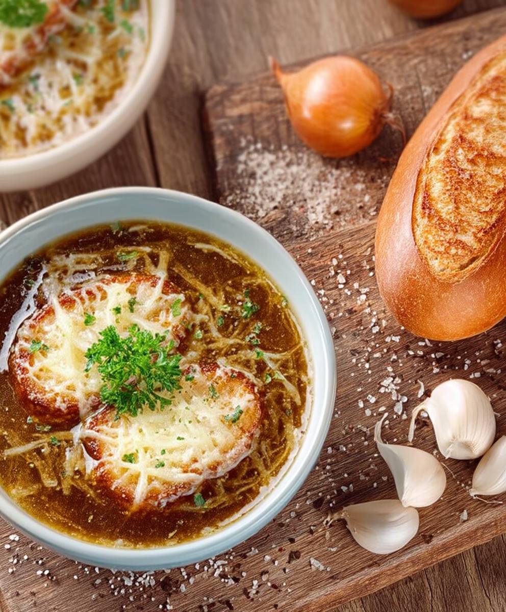 Soupe à l'oignon facile