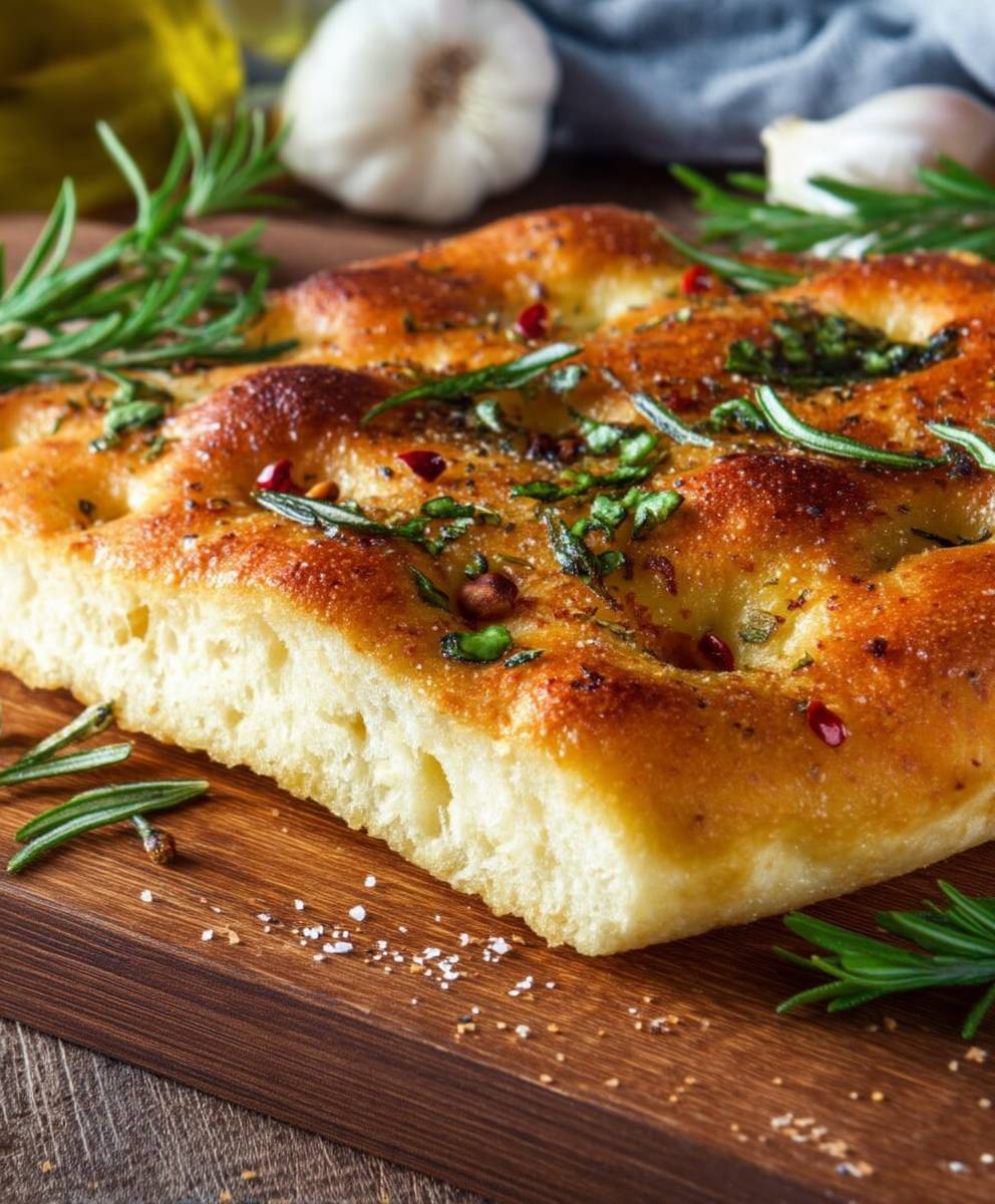 Focaccia parfumée