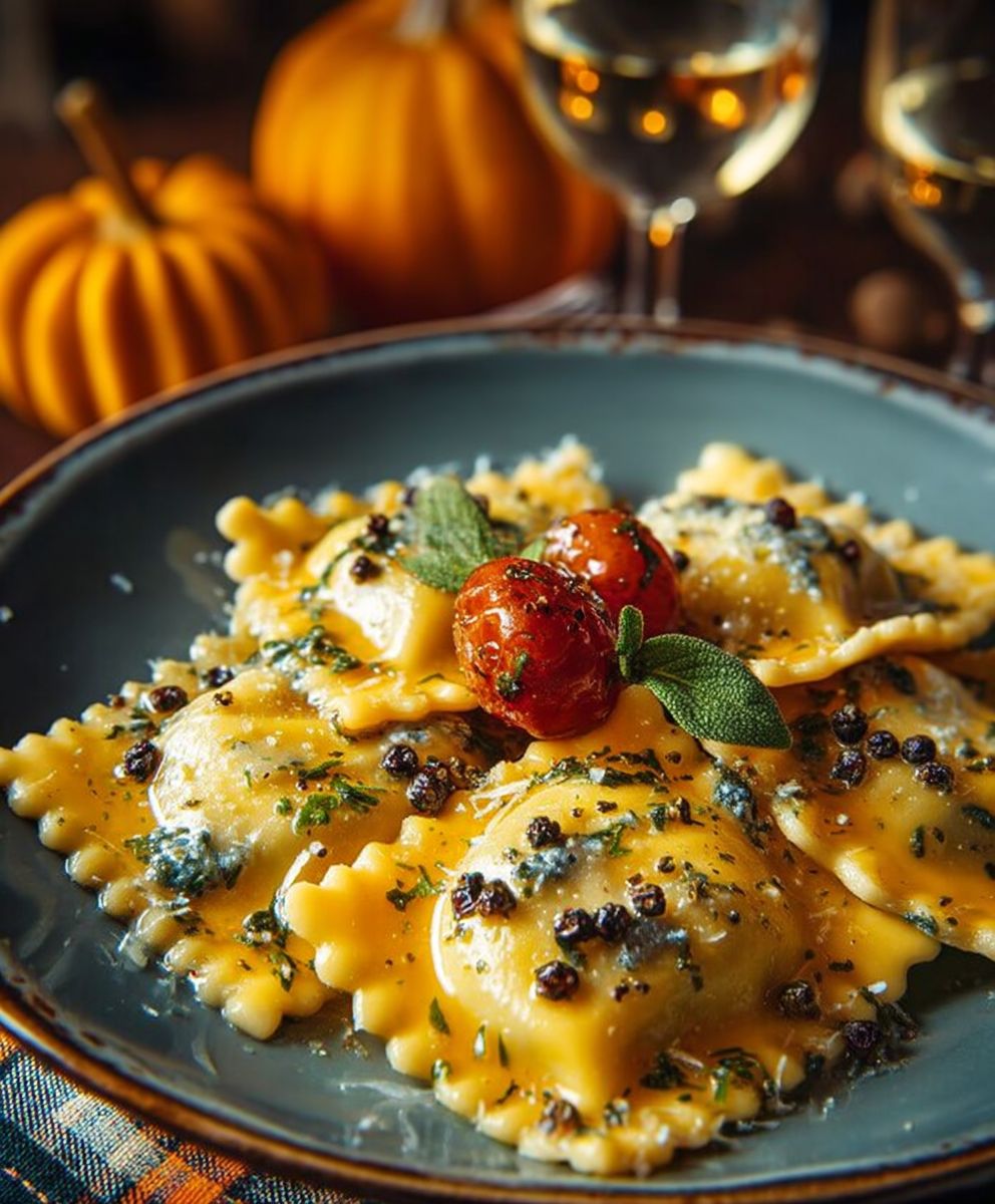 Raviolis citrouille