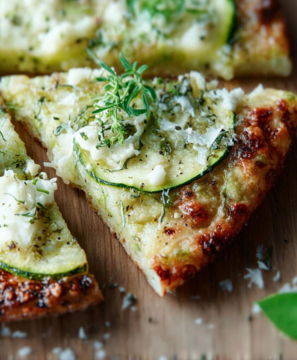 Pizza courgettes facile