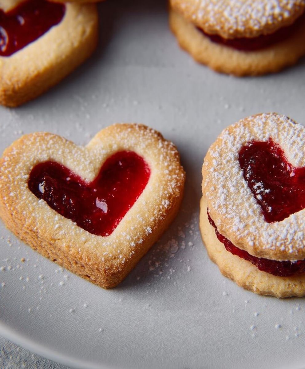 Sablés coeur fruité