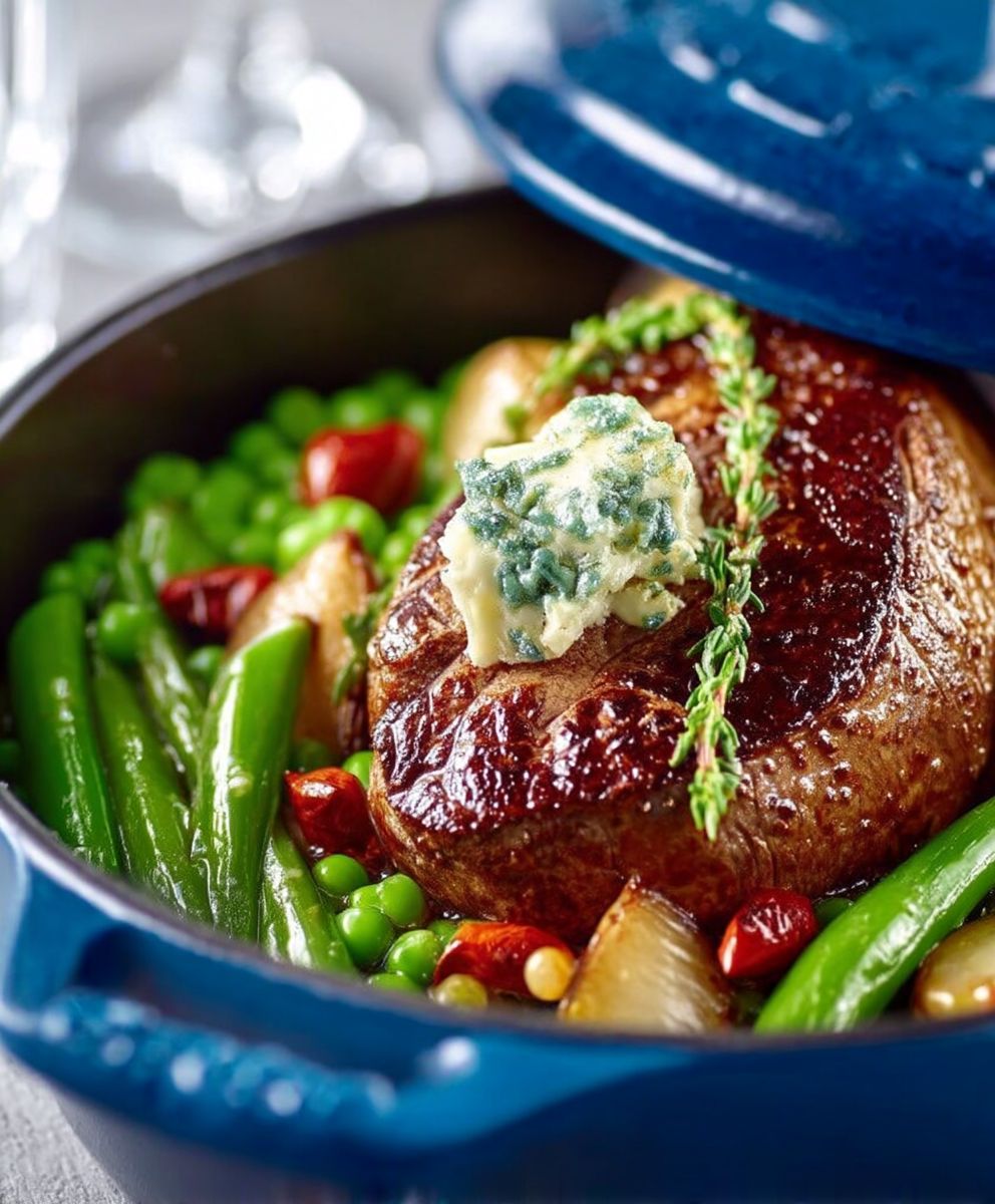 Filet mignon au vert