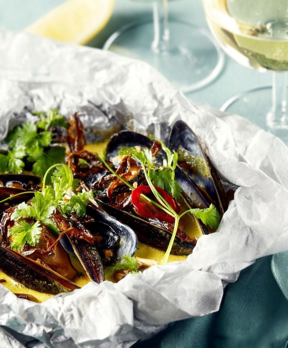Moules au curry