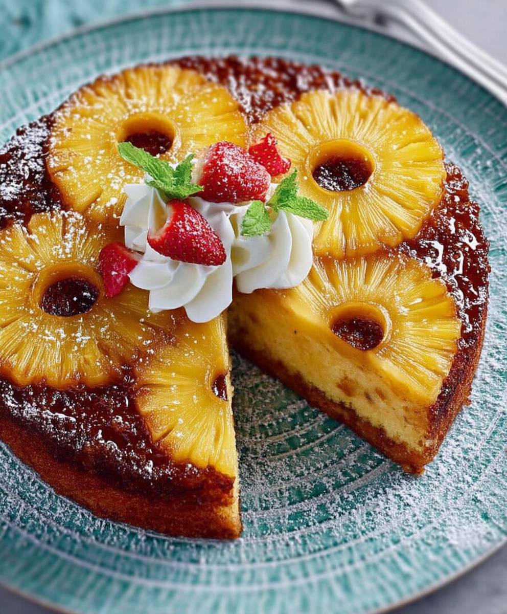 Gateau a l'ananas facile