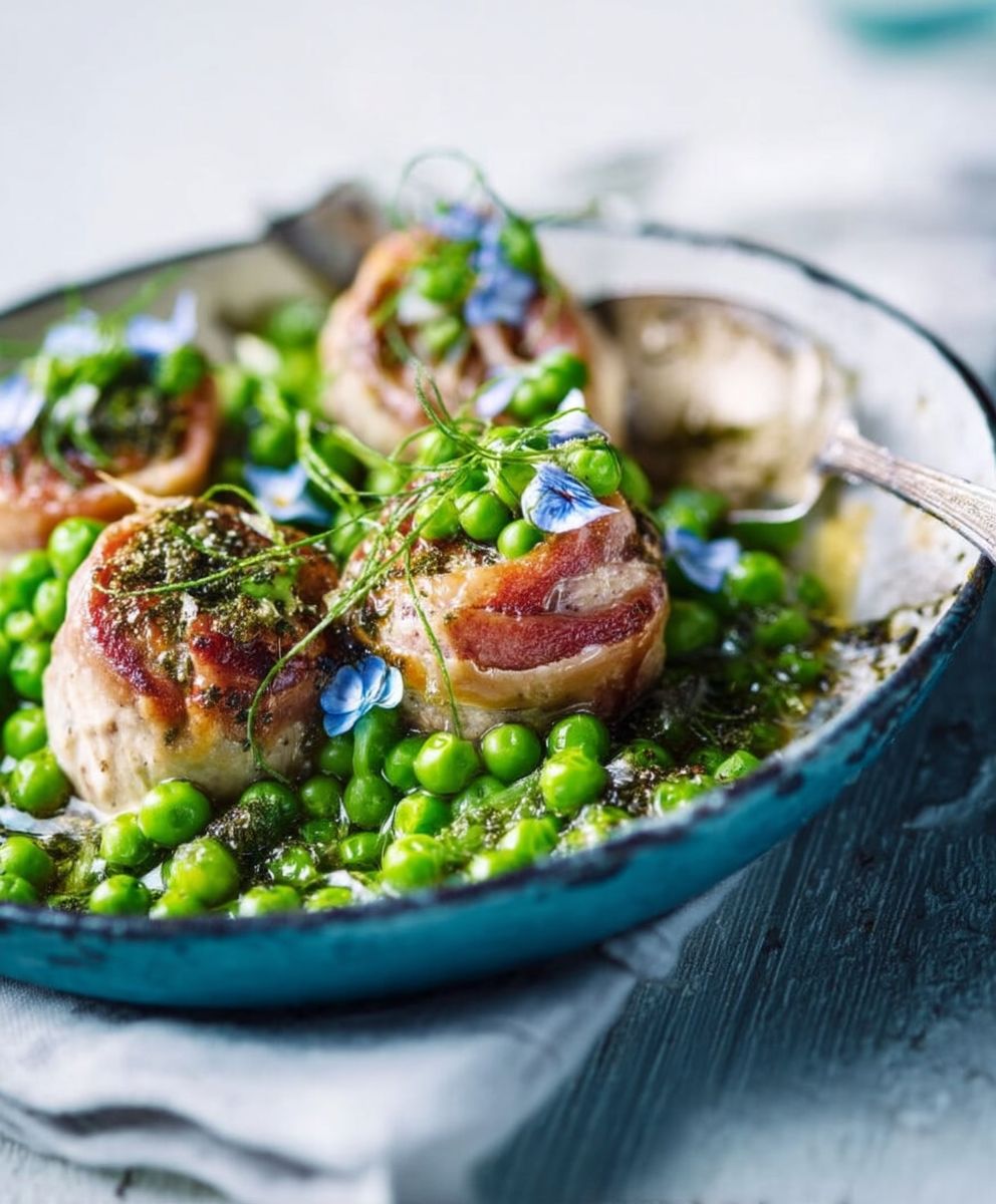 Paupiettes aux petits pois
