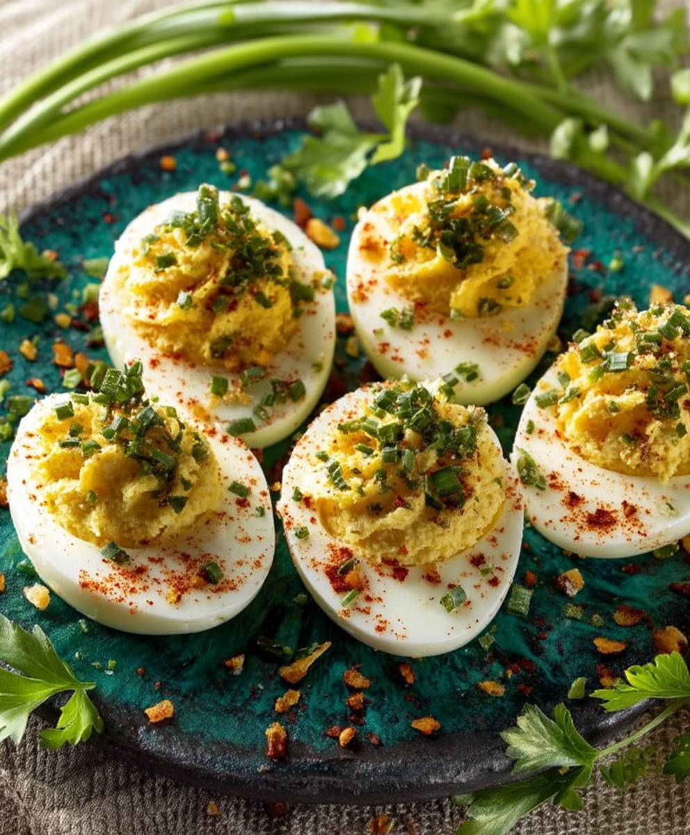 Oeufs mimosa facile