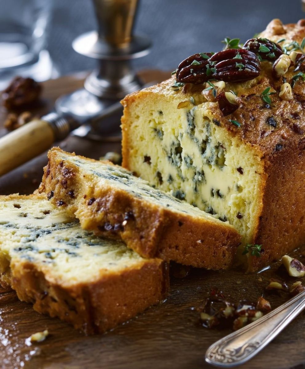 Cake au roquefort