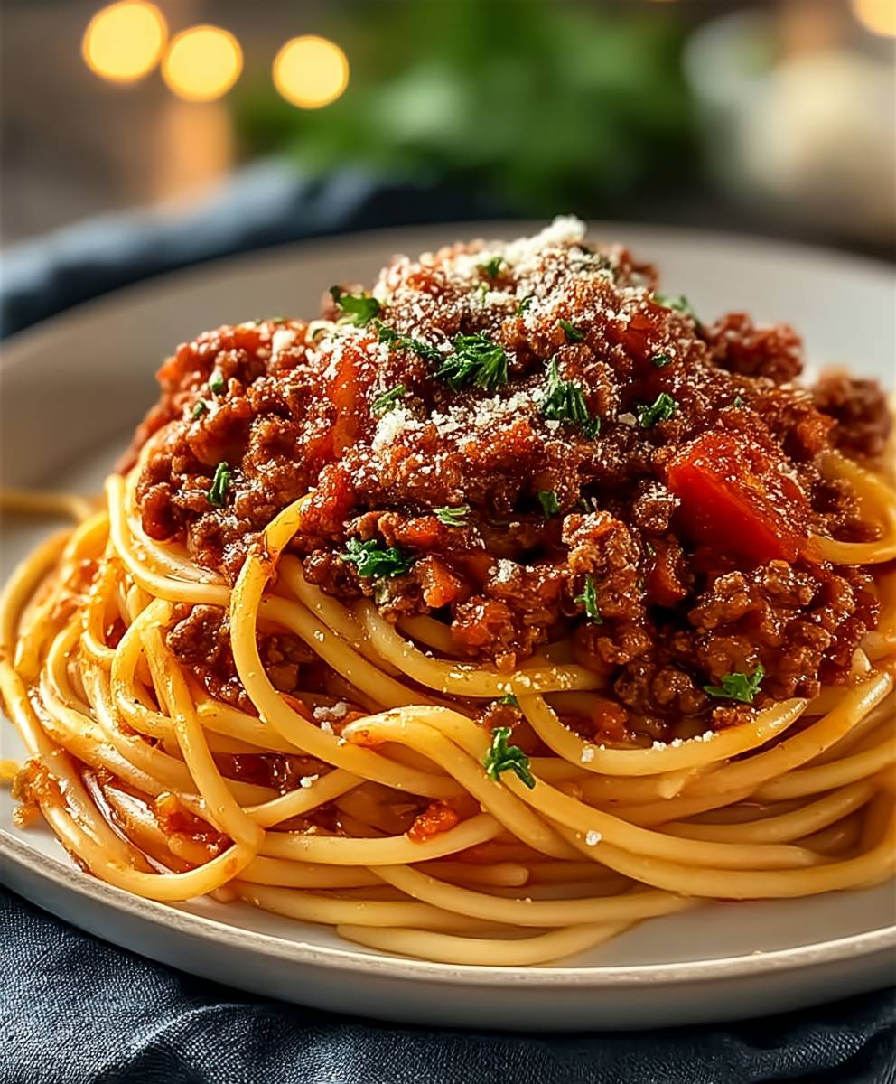 Spaghetti Bolognaise facile et rapide