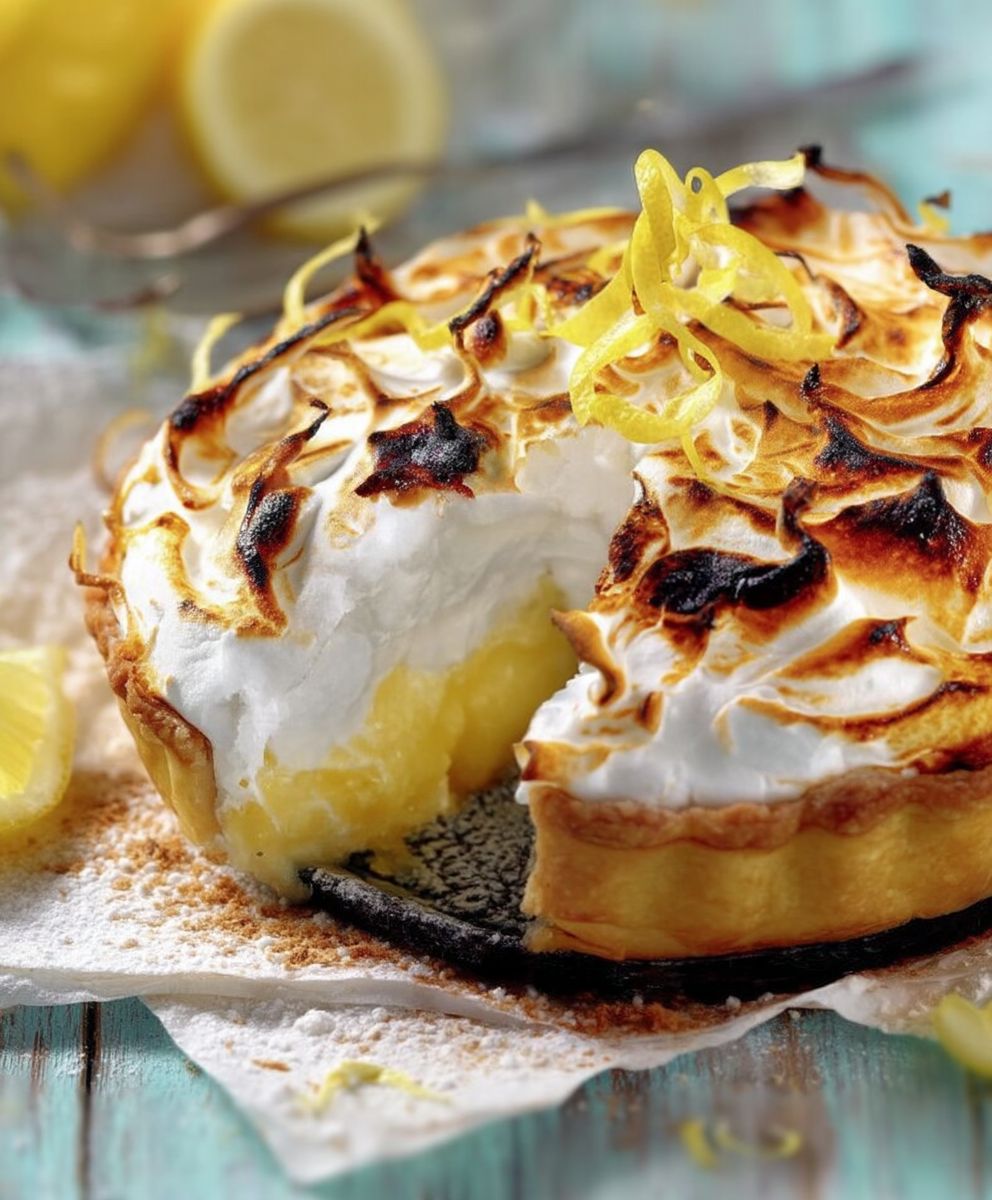 Tarte au citron meringuée