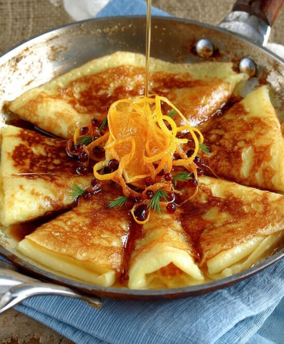 Crêpes Suzette facile