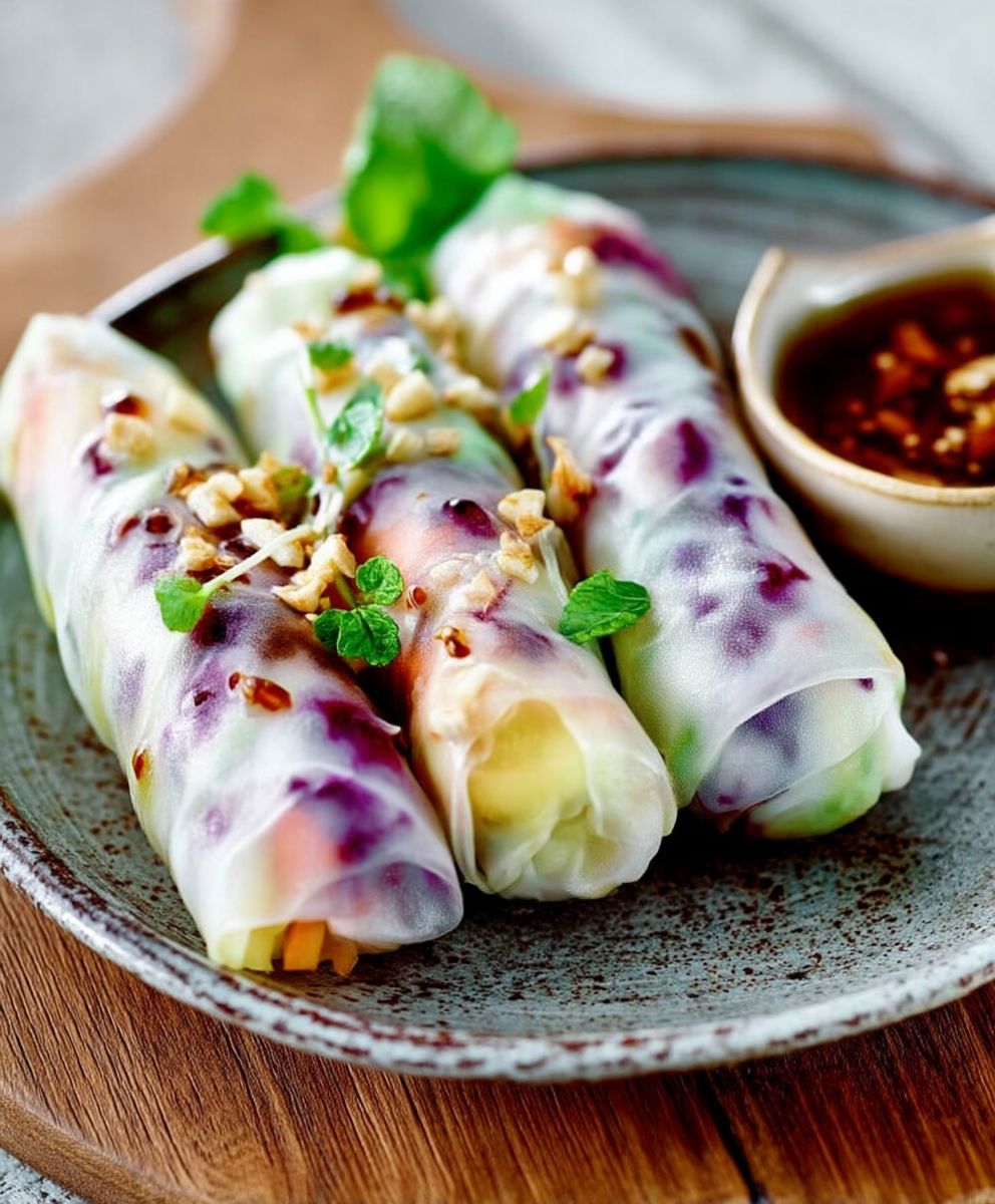 Rouleaux de printemps maison