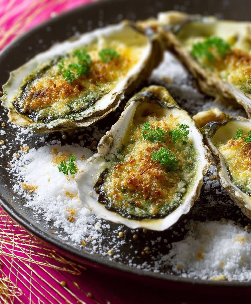 Huîtres gratinées facile