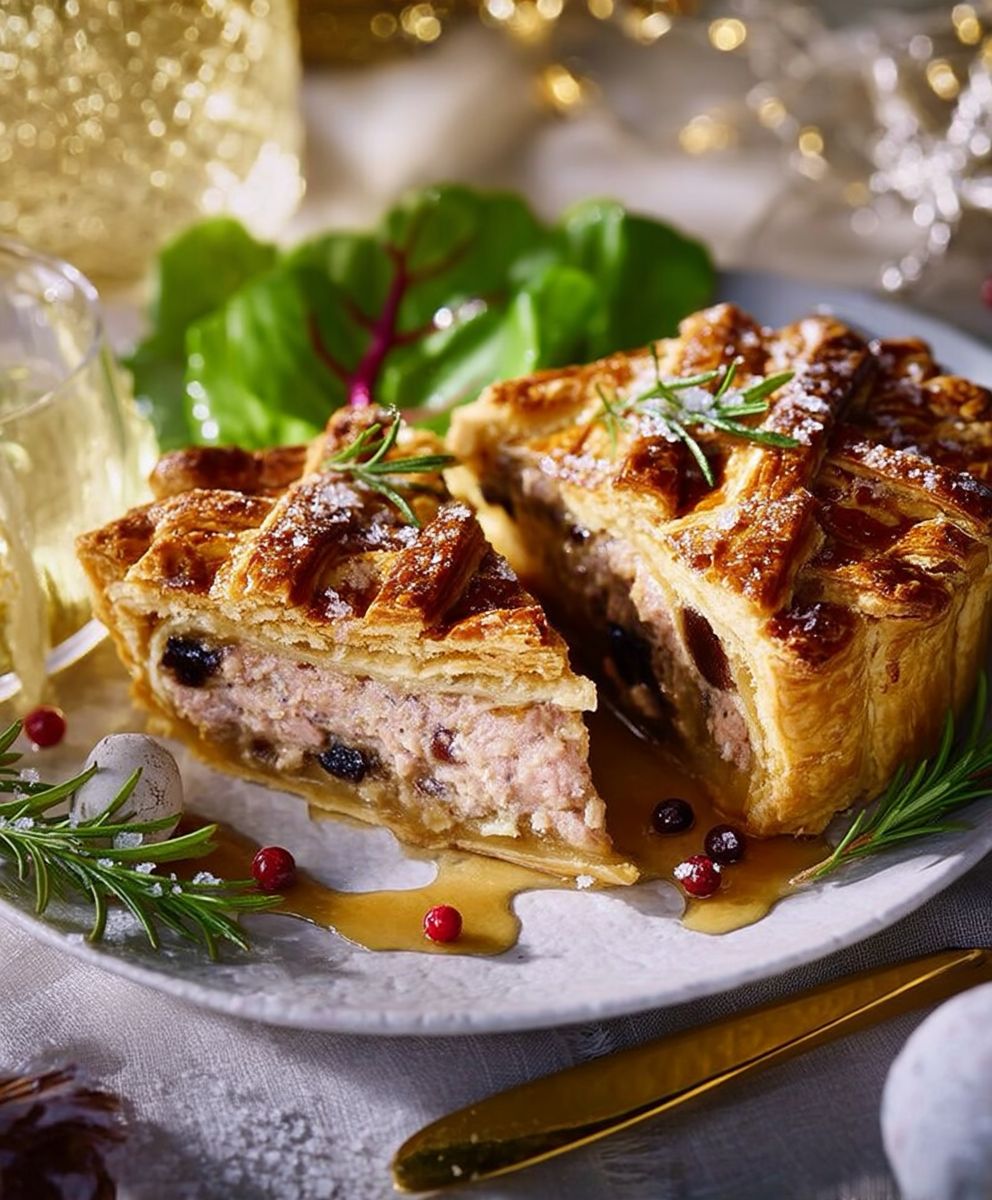 Pâté en croûte festif