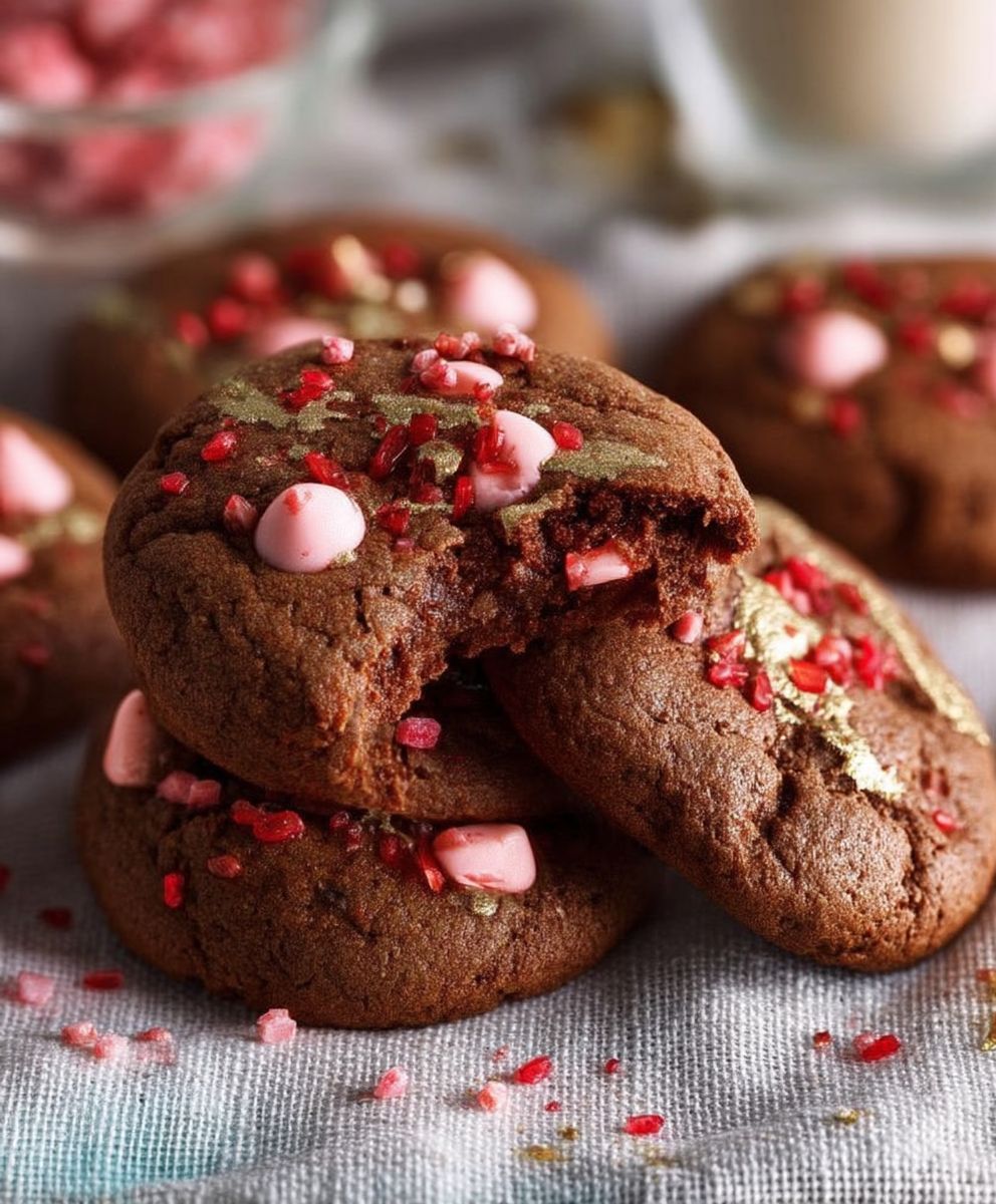 Cookies choco pralines roses