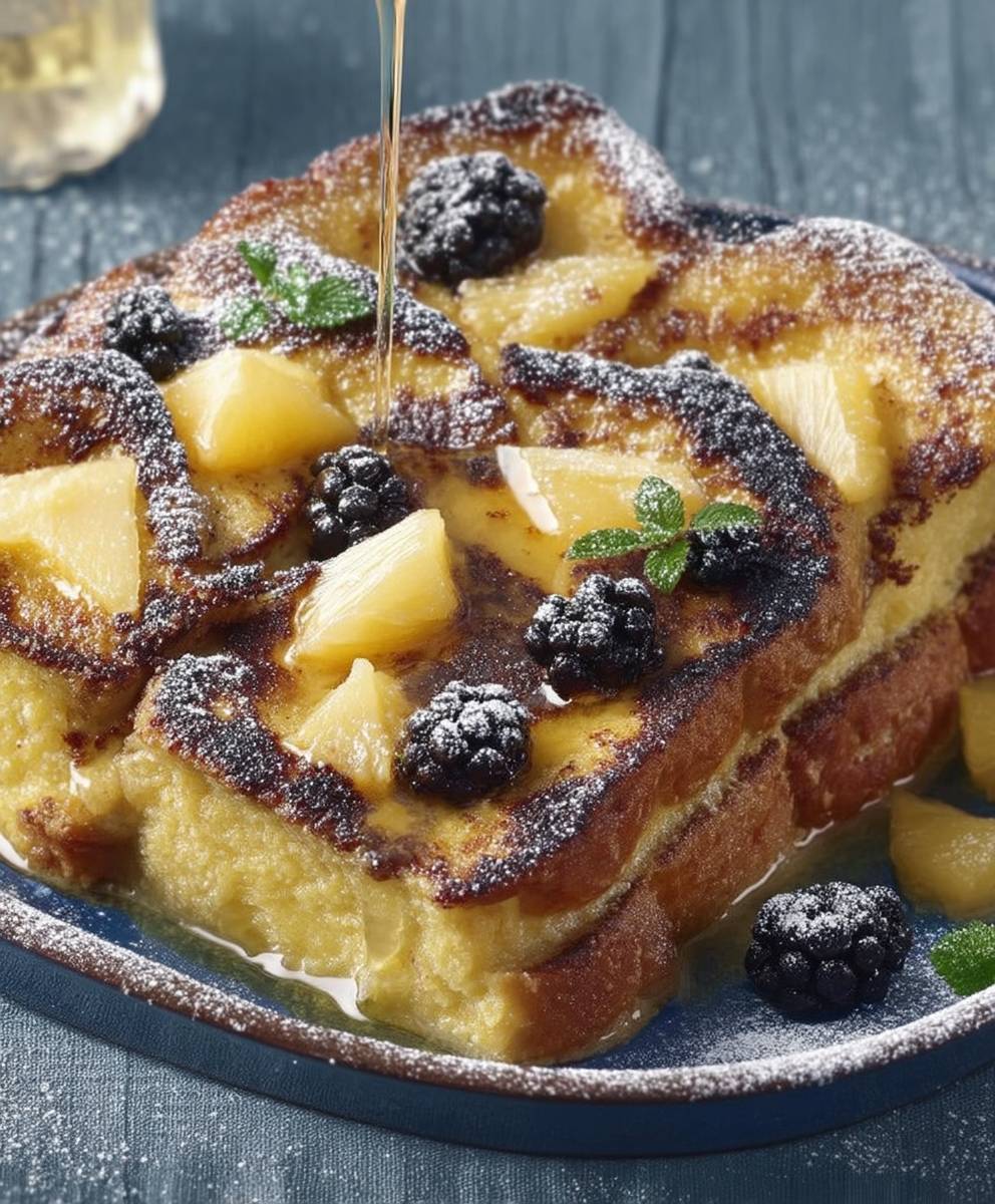 Brioche perdue ananas