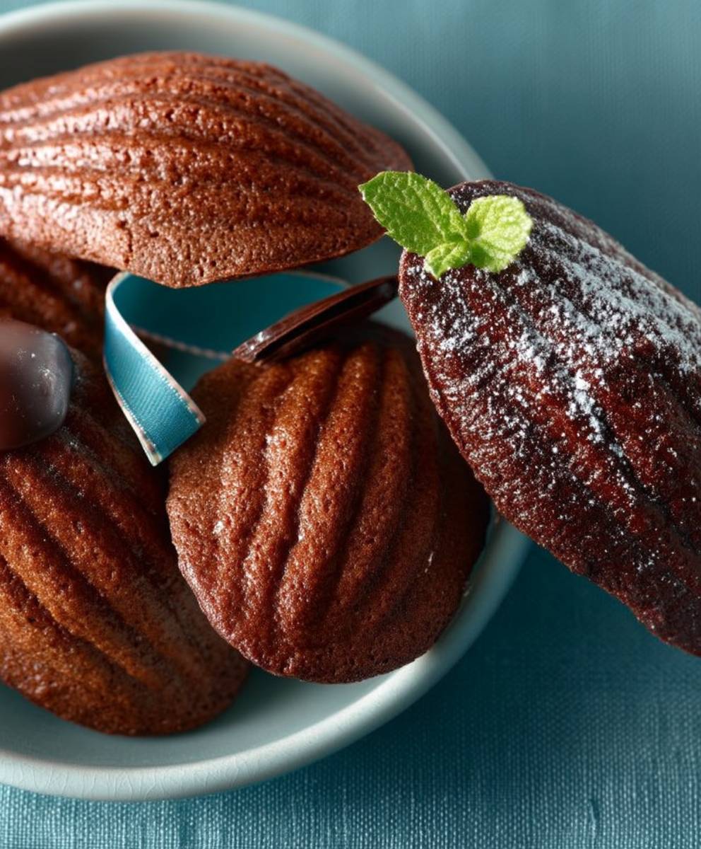 Madeleines au chocolat