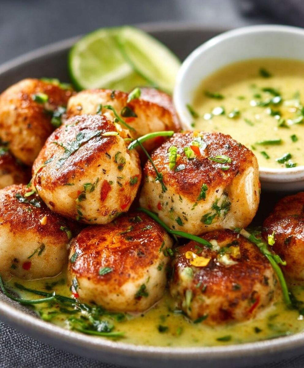Bouchées marines sauce curry