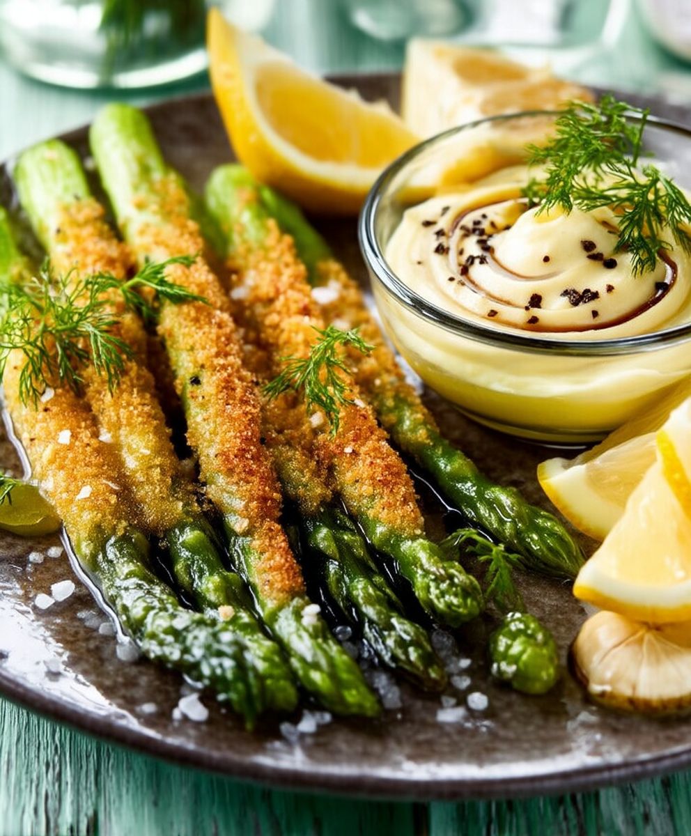 Asperges croustillantes