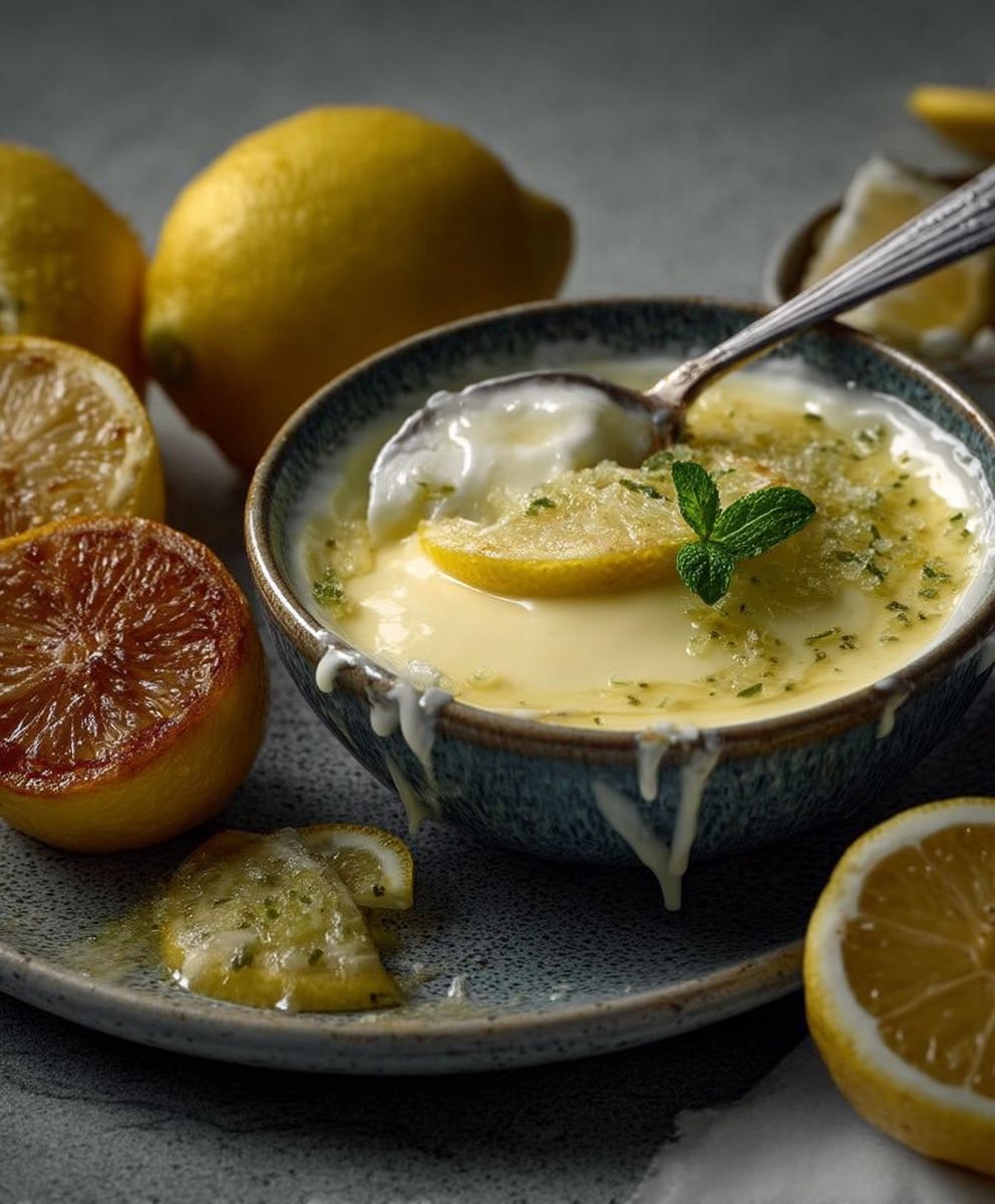 Crème citron herbes