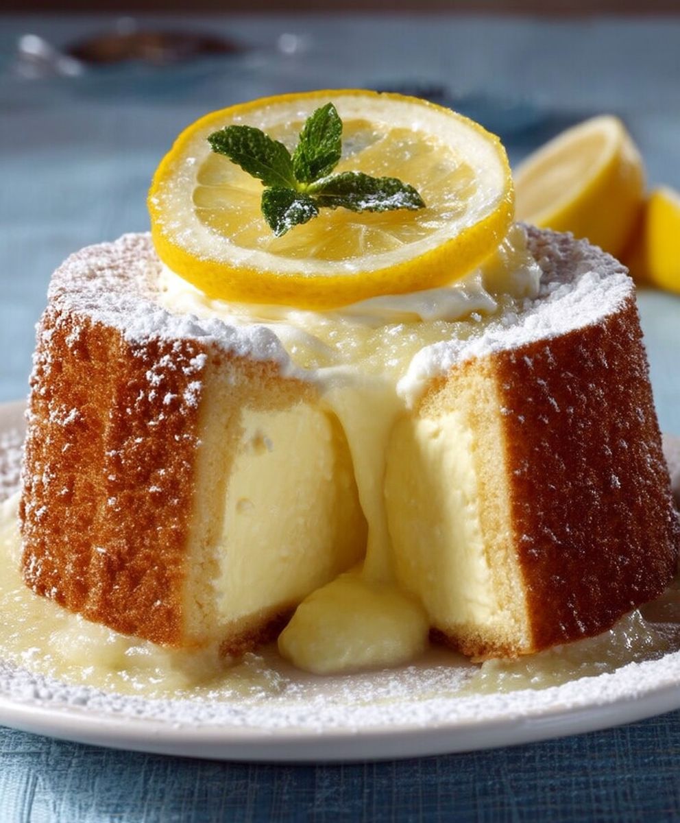 Charlotte crémeuse citron