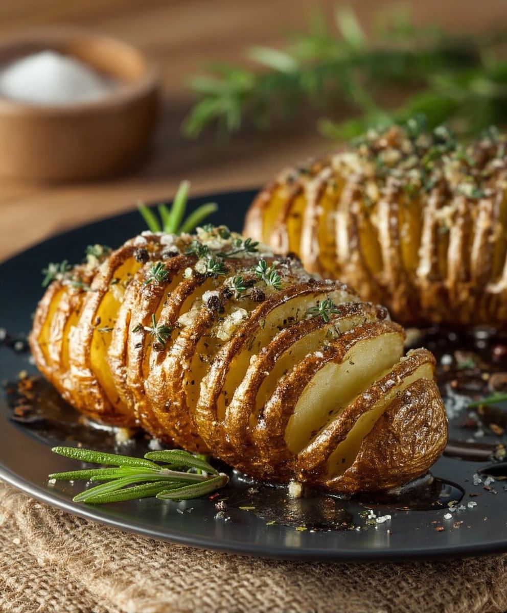Hasselback romarin