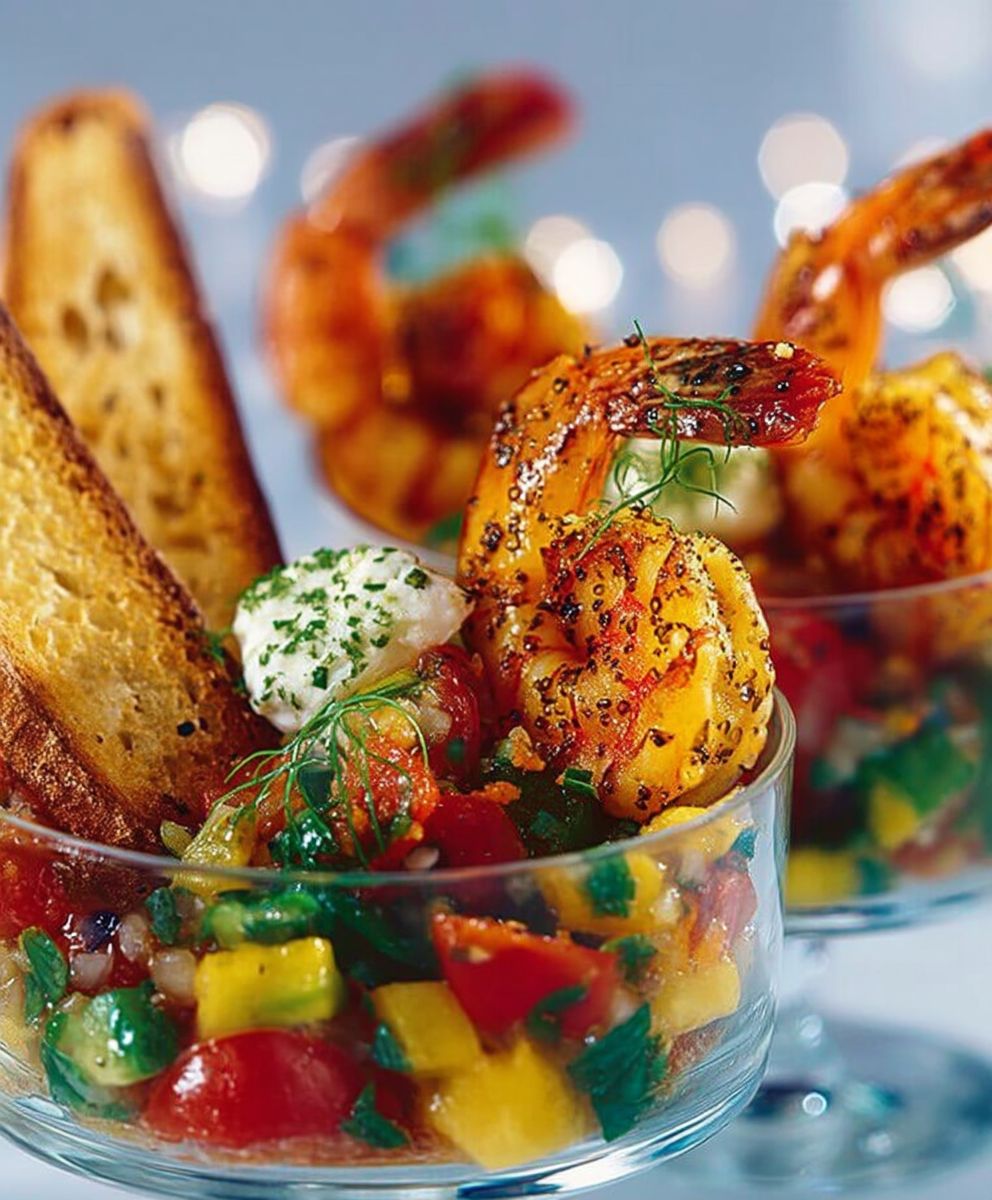 Salsa aux crevettes facile
