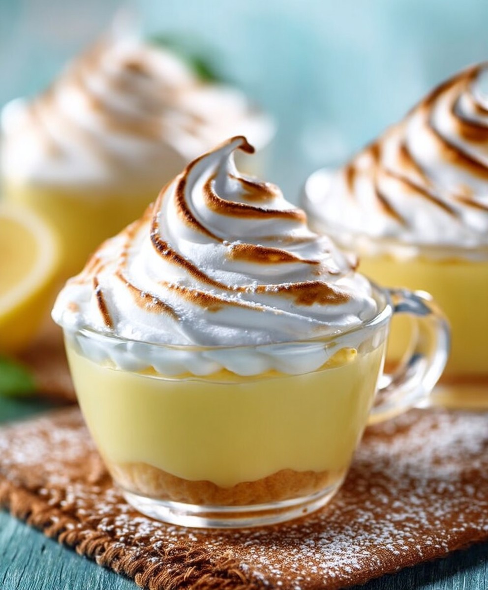 Crème au citron meringuée