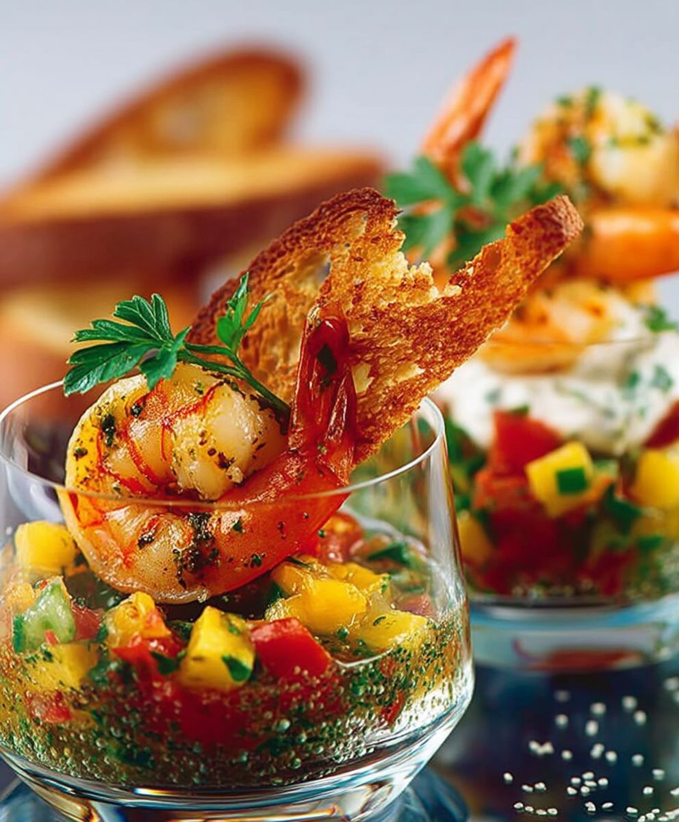 Salsa aux crevettes facile