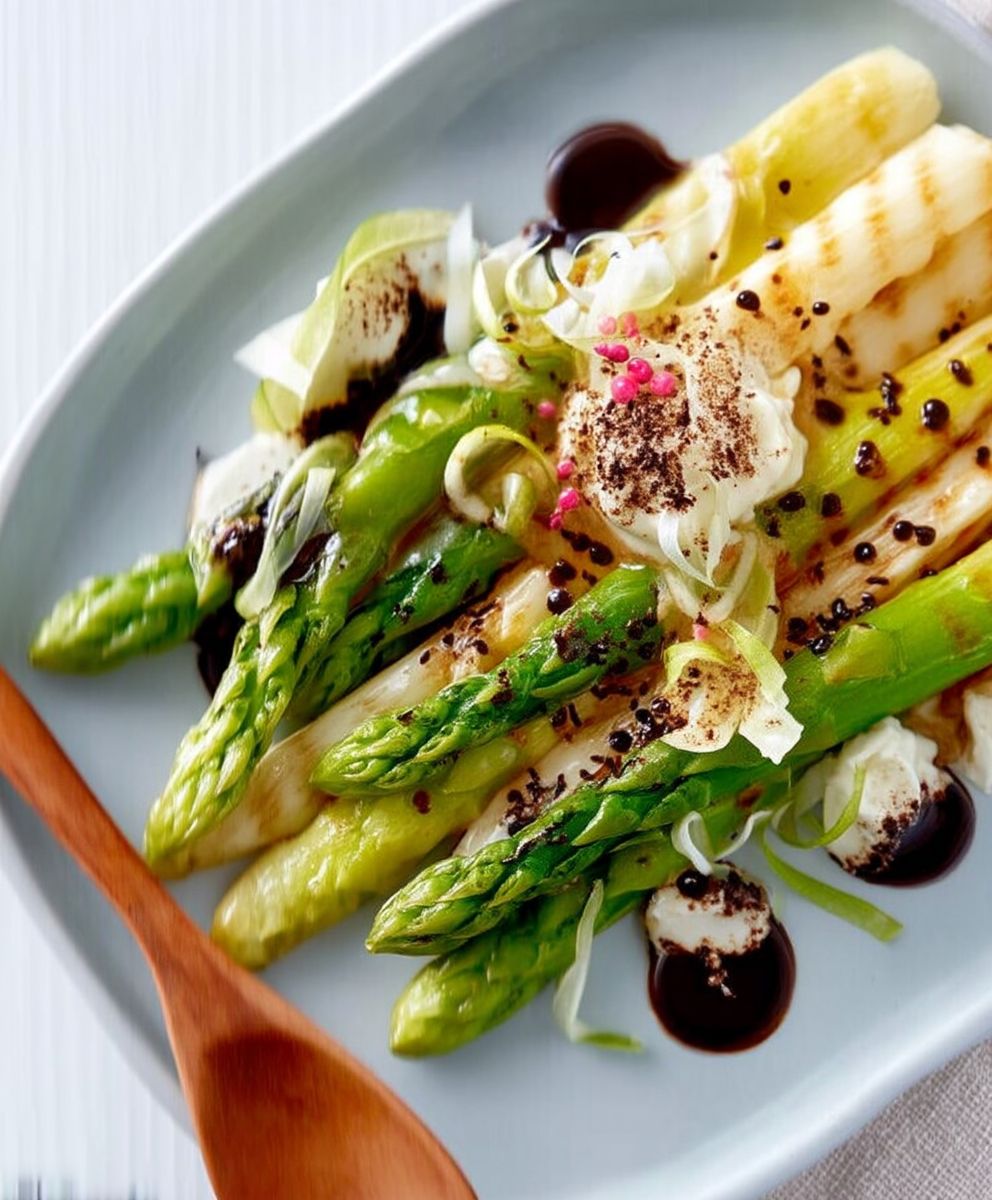 Asperges au café