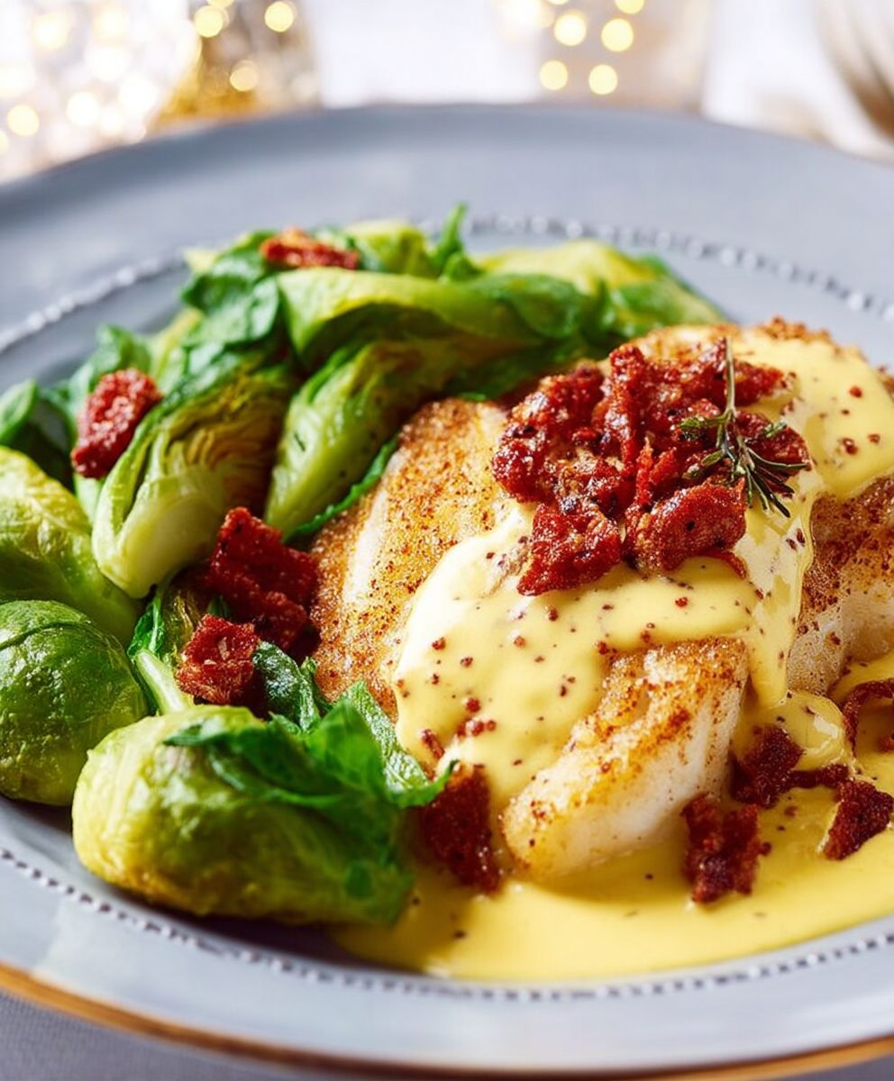 Turbot sauce hollandaise