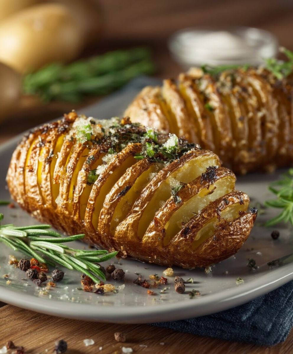 Hasselback romarin