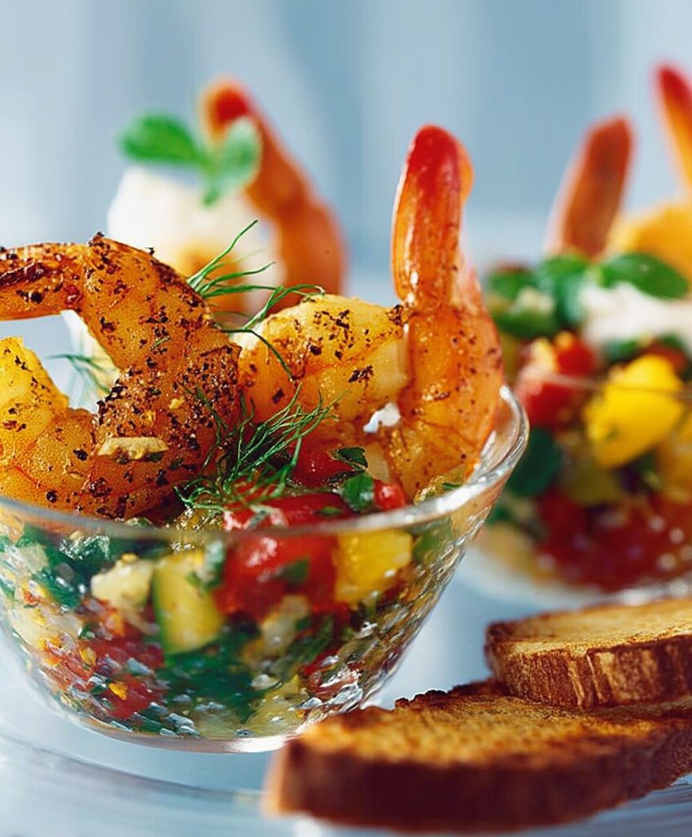 Salsa aux crevettes facile