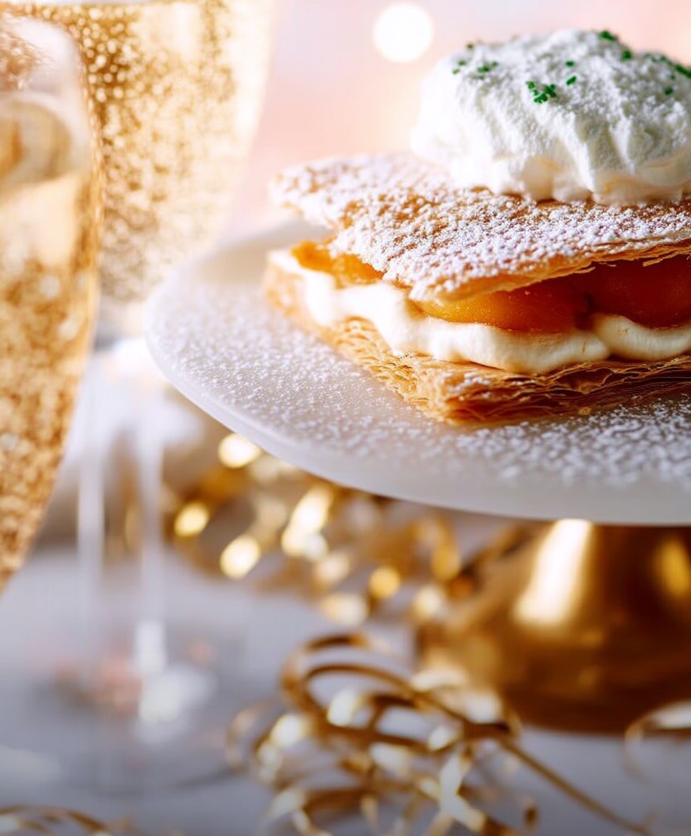 Mille feuilles aux abricots