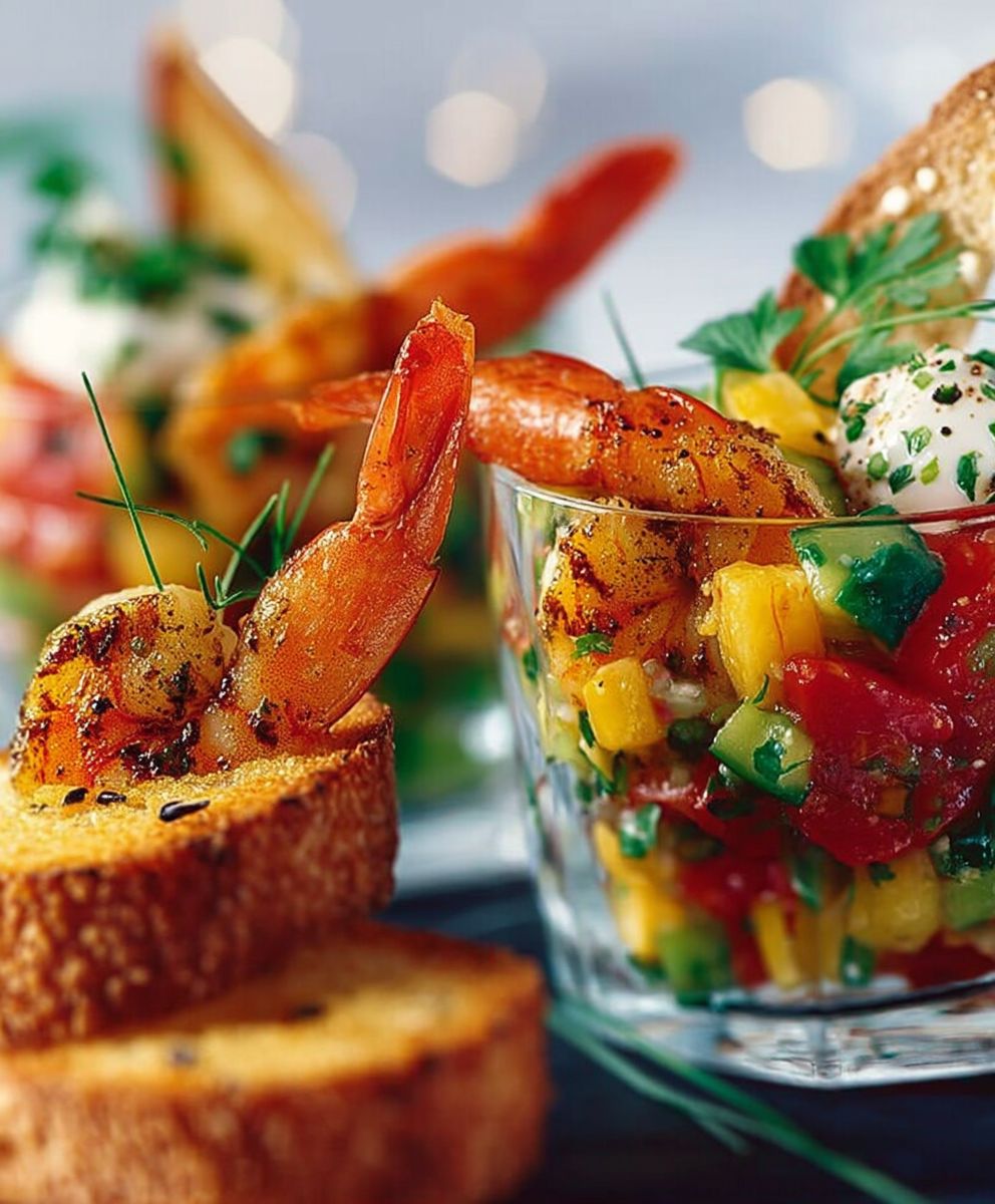 Salsa aux crevettes facile