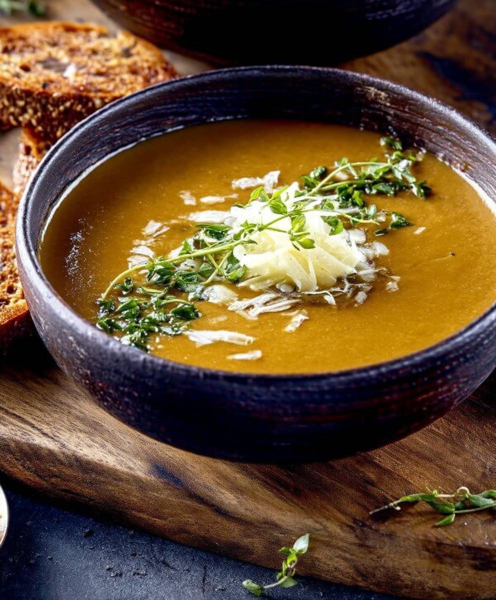 Soupe bière cheddar