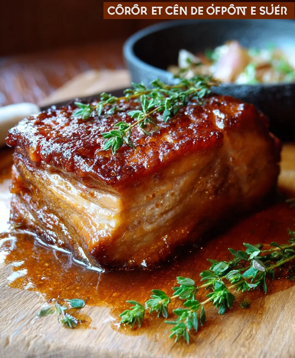 Recette Boeuf Confit sans alcool, sirop d'érable fondant