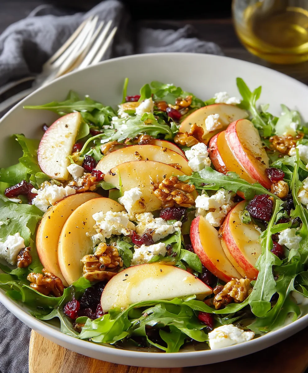 Salade Pomme Honeycrisp Feta: Croquante et Savoureuse d'Automne
