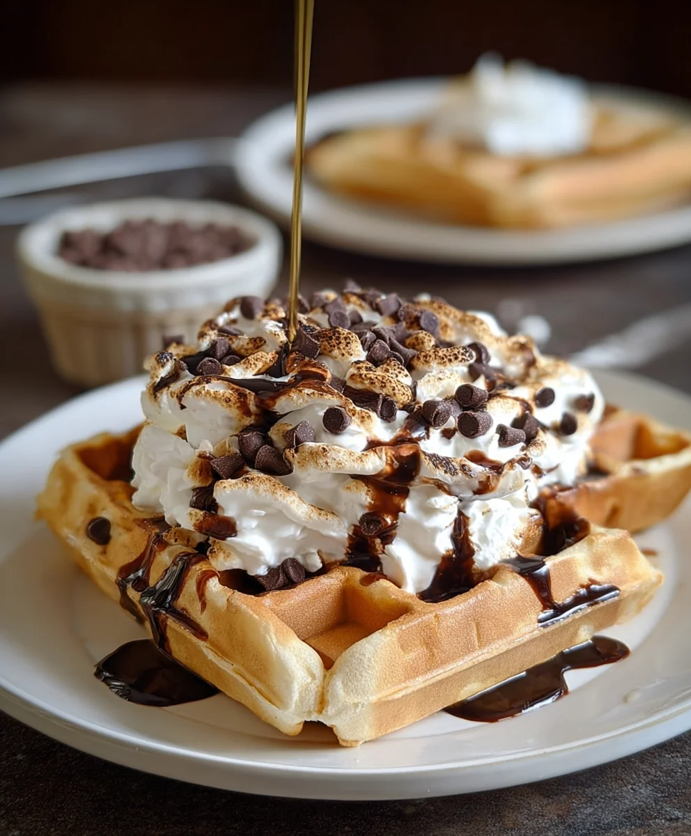Gaufres S'mores Exquises : Le Petit-Déjeuner Rêvé à Tenter