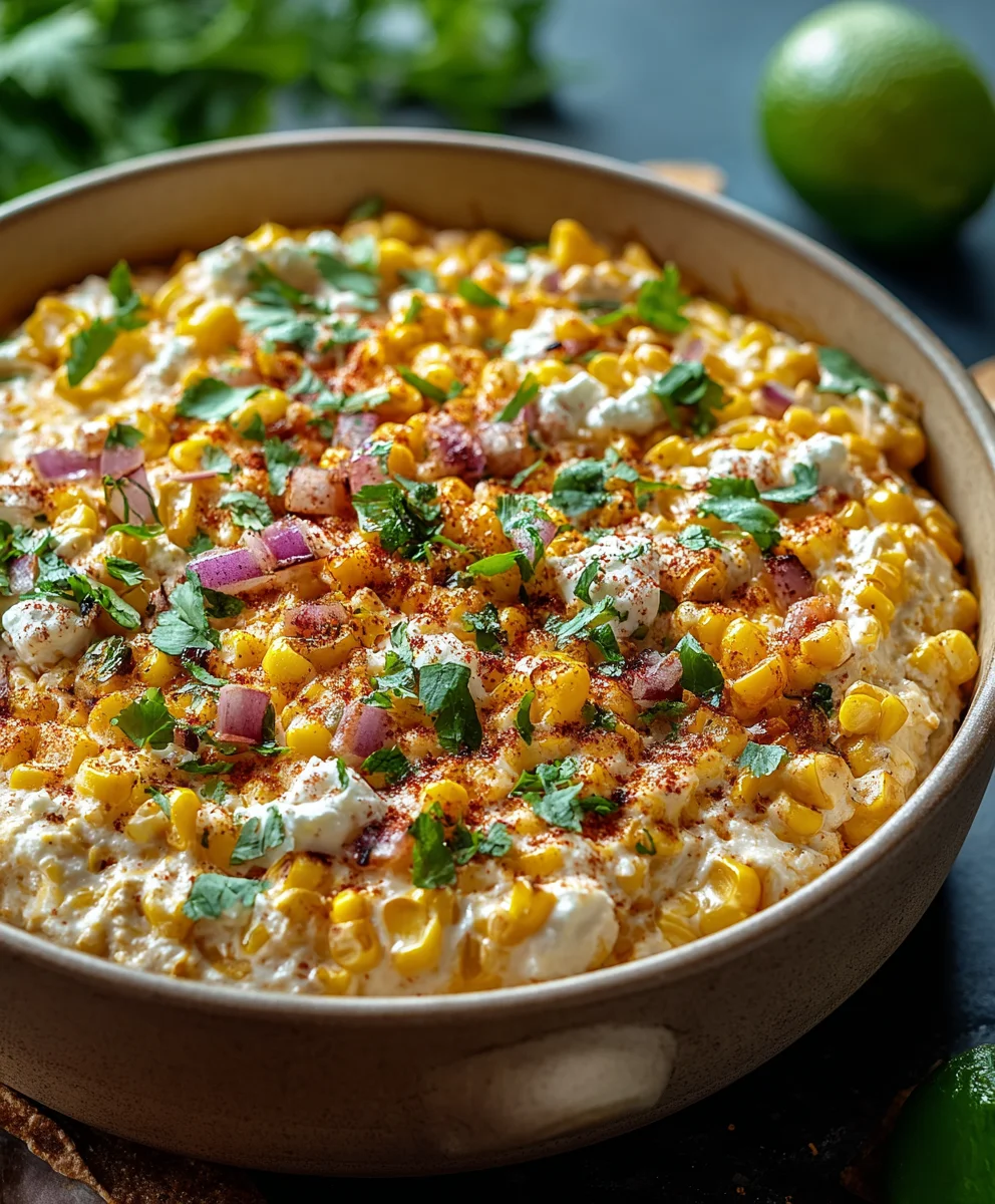 Trempette Street Corn Dip : La Recette Crémeuse et Facile à Faire