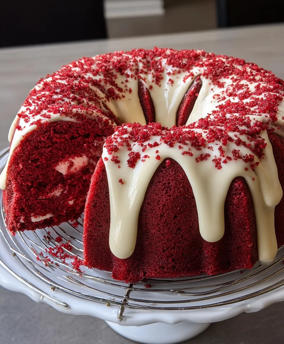 Bundt Cake Red Velvet Fondant & Crémeux au Cream Cheese
