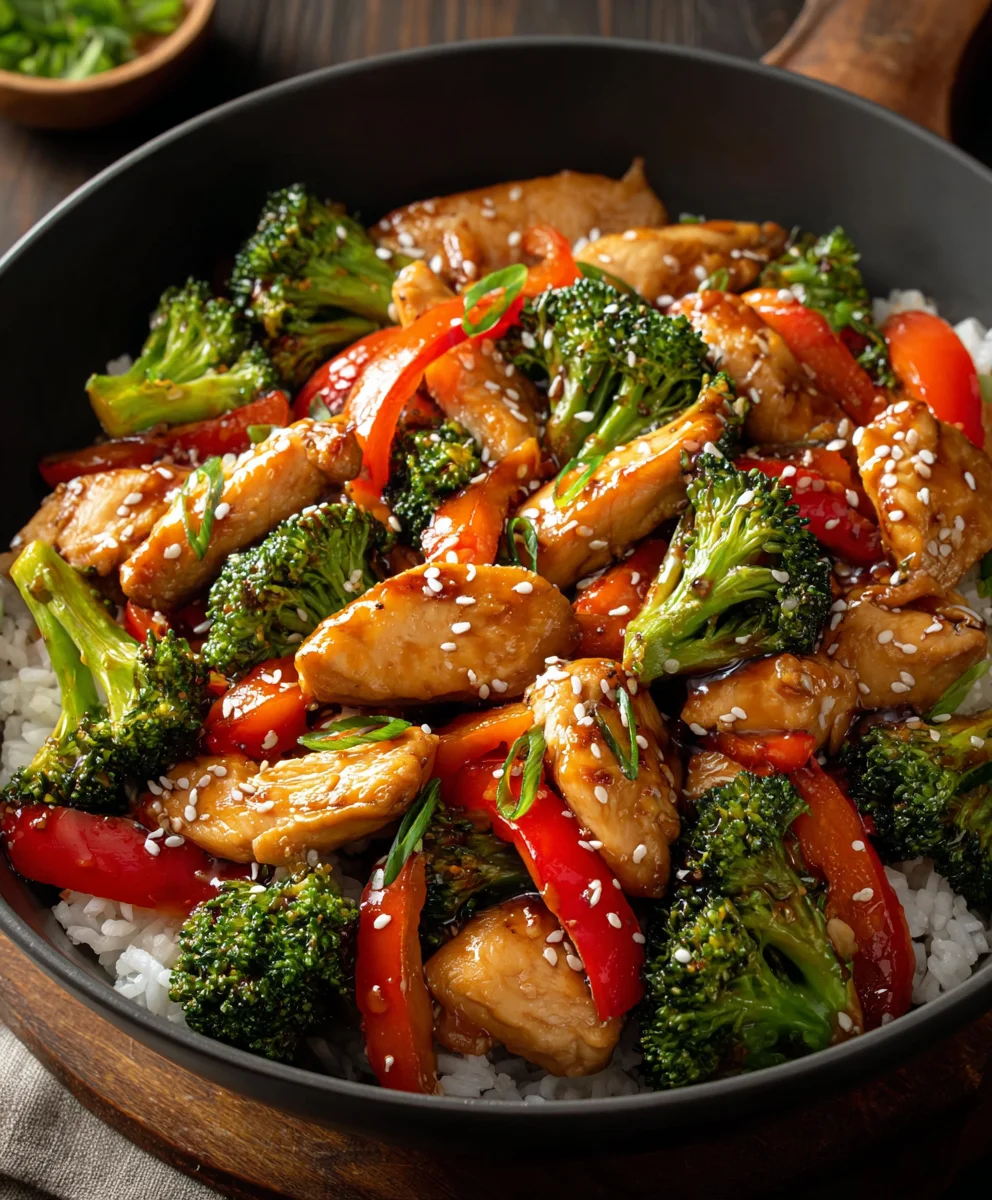 Poulet Teriyaki aux Brocolis & Poivrons: Rapide & Savoureux