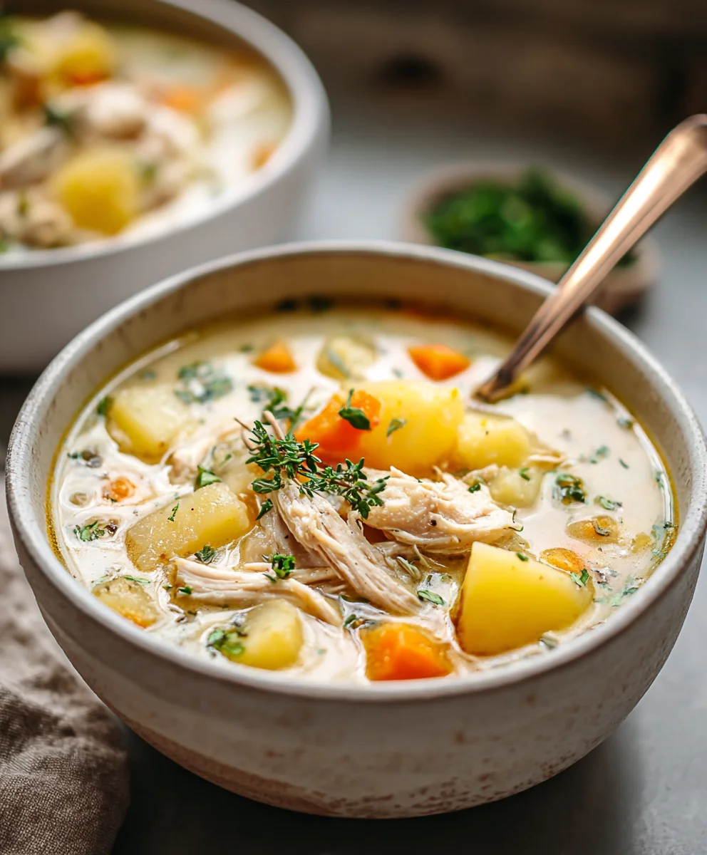 Soupe Poulet Pomme de Terre : Le Plat Parfait pour le Froid