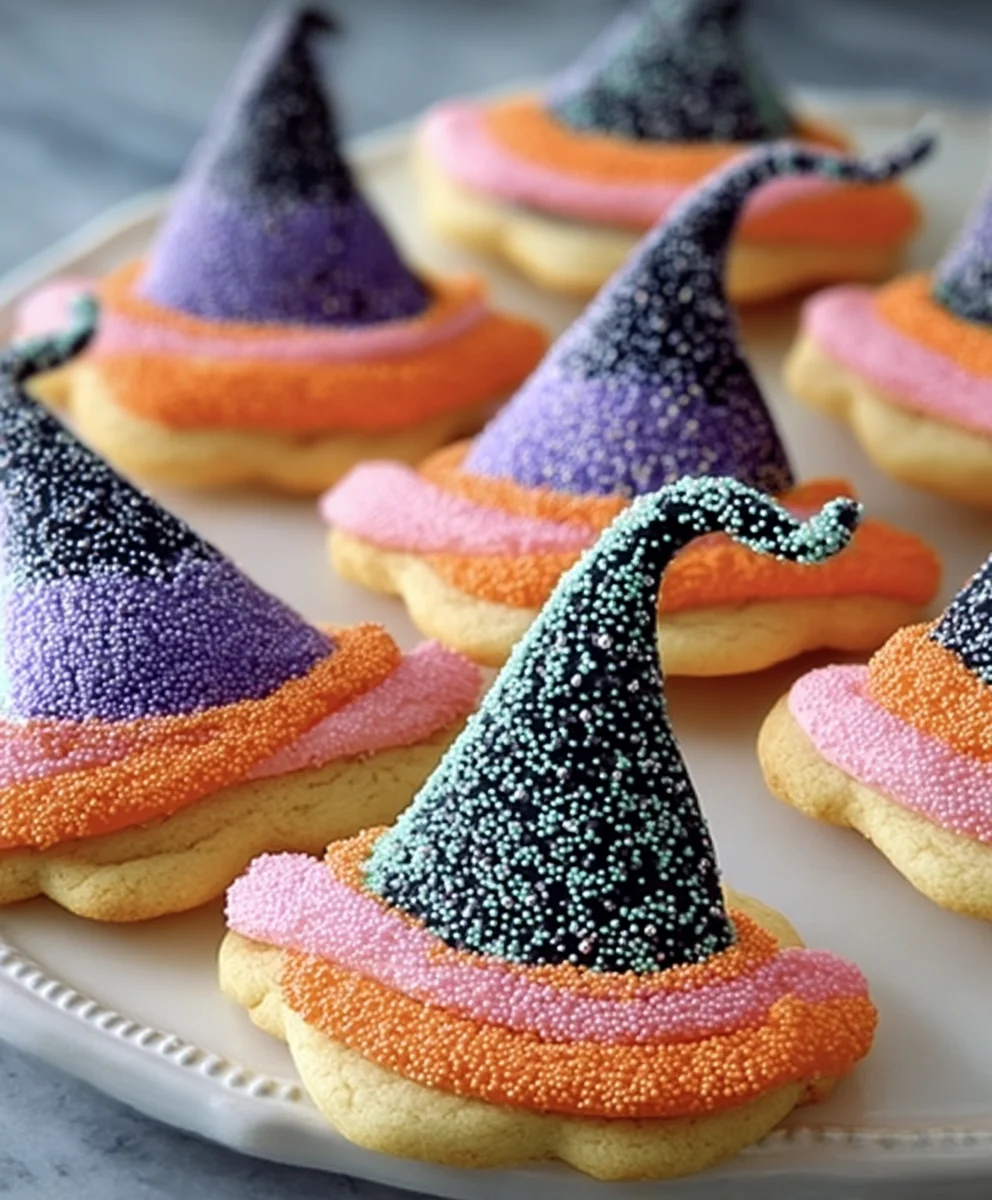 Recette Biscuits Chapeaux Sorcière Halloween Pastel Magique