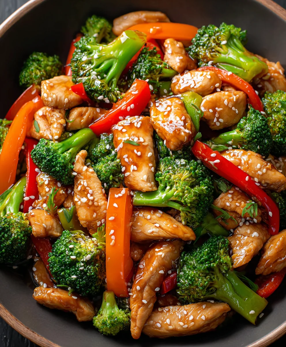 Poulet Teriyaki aux Brocolis & Poivrons: Rapide & Savoureux