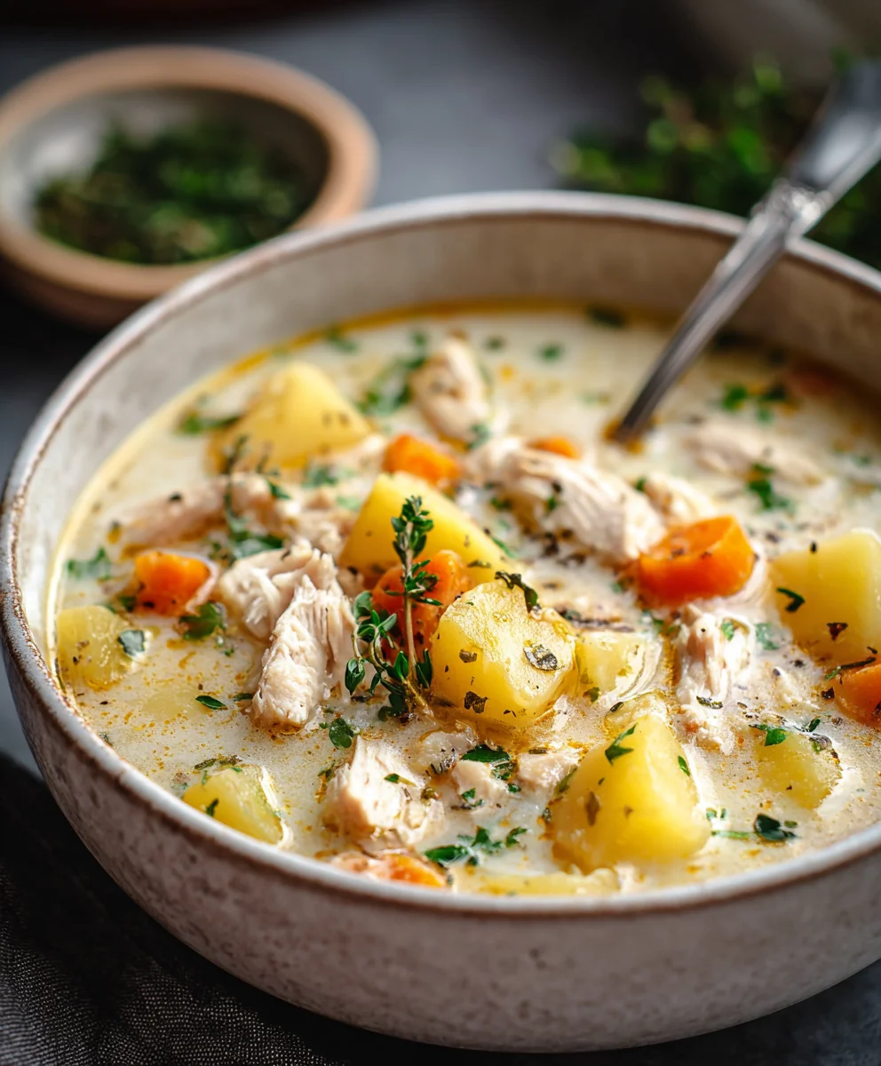 Soupe Poulet Pomme de Terre : Le Plat Parfait pour le Froid