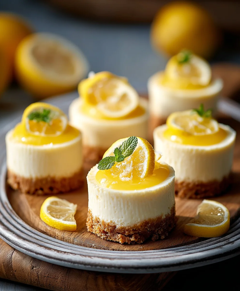 Mini Cheesecakes au Citron : Faciles & Rafraîchissants !